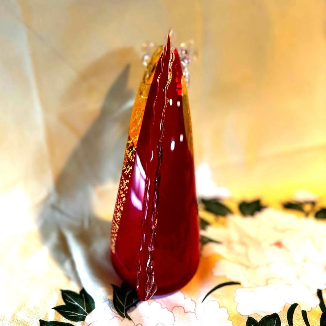 Multi Glass ガラスの馬の置物　2セット