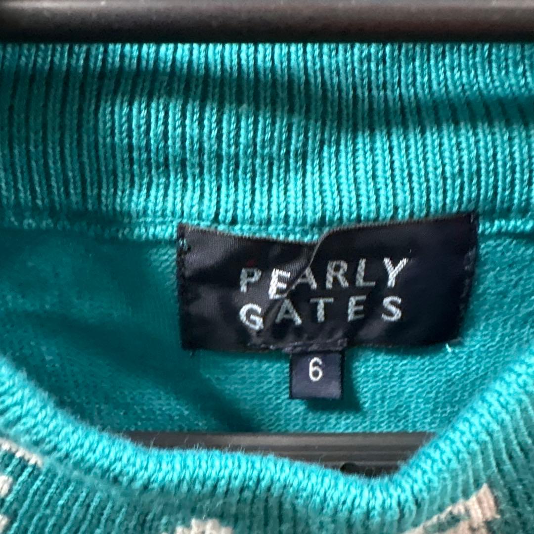 PEARLY GATES ターコイズ セーター サイズ6