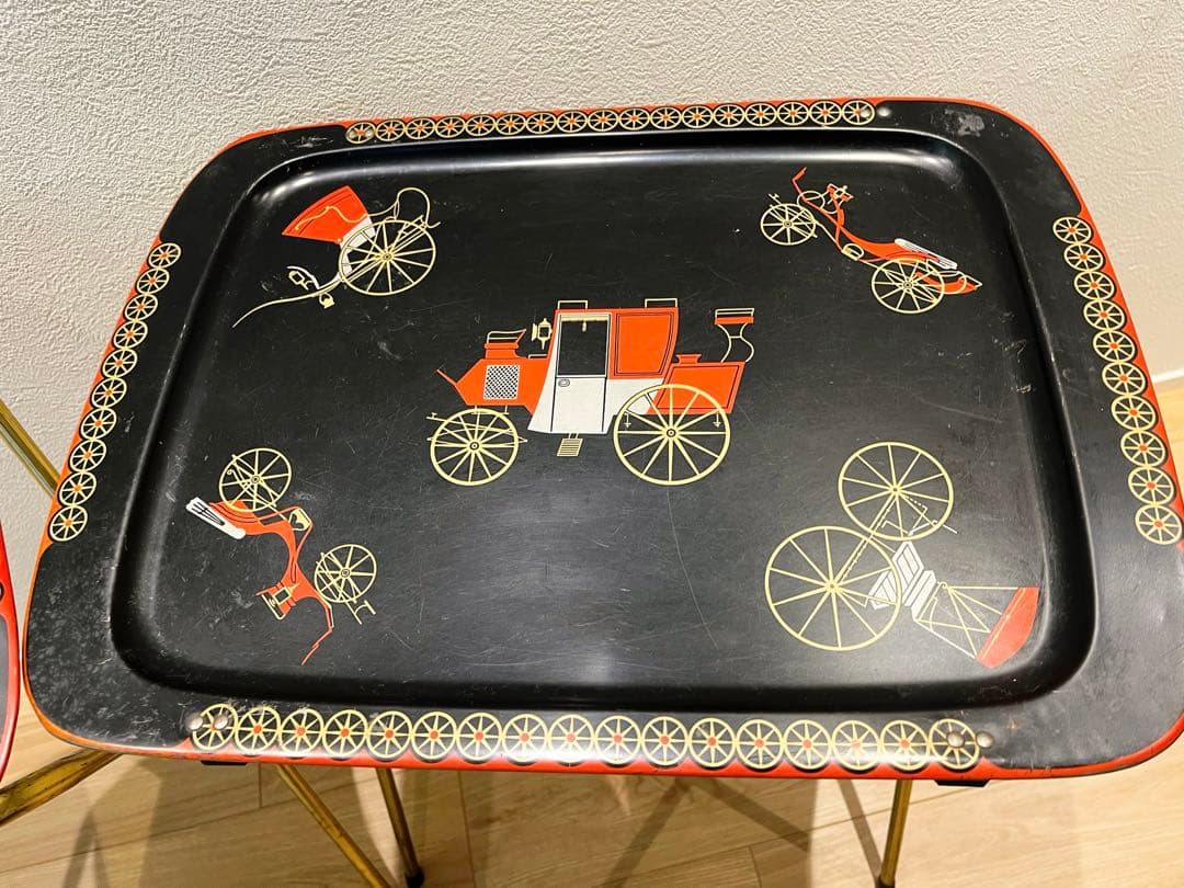 トレイ　1950年製　ヴィンテージ　アンティーク サイドテーブル