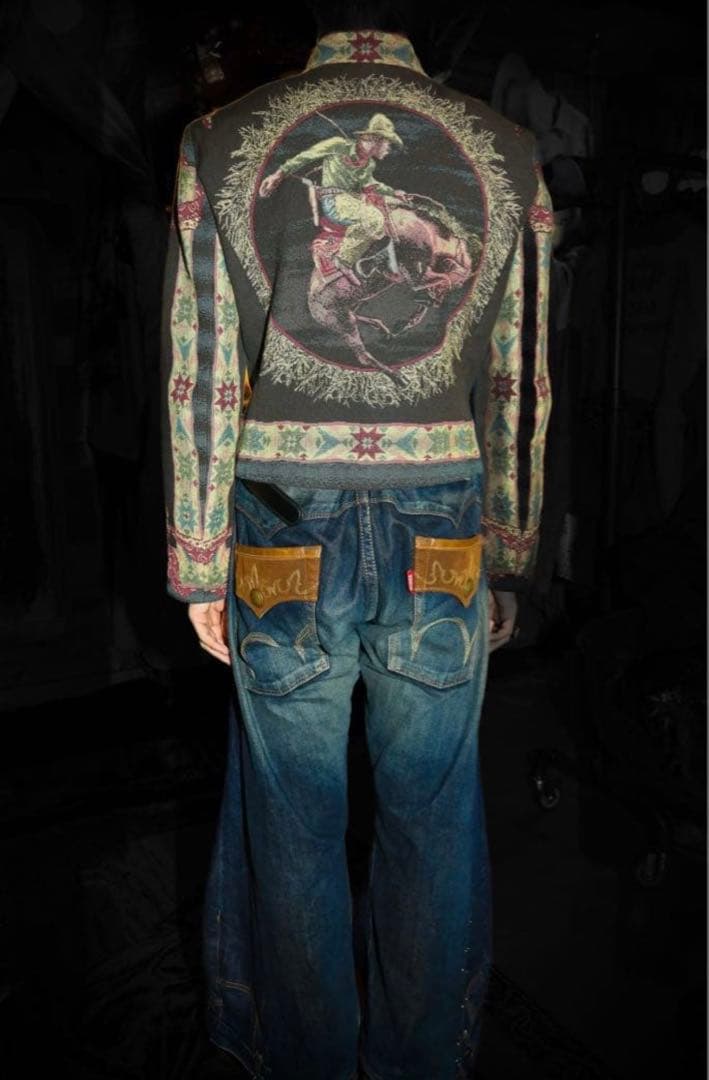 ヴィンテージウエスタンジャケット ⭐︎一目惚れ⭐︎USA製 ゴブランジャケット