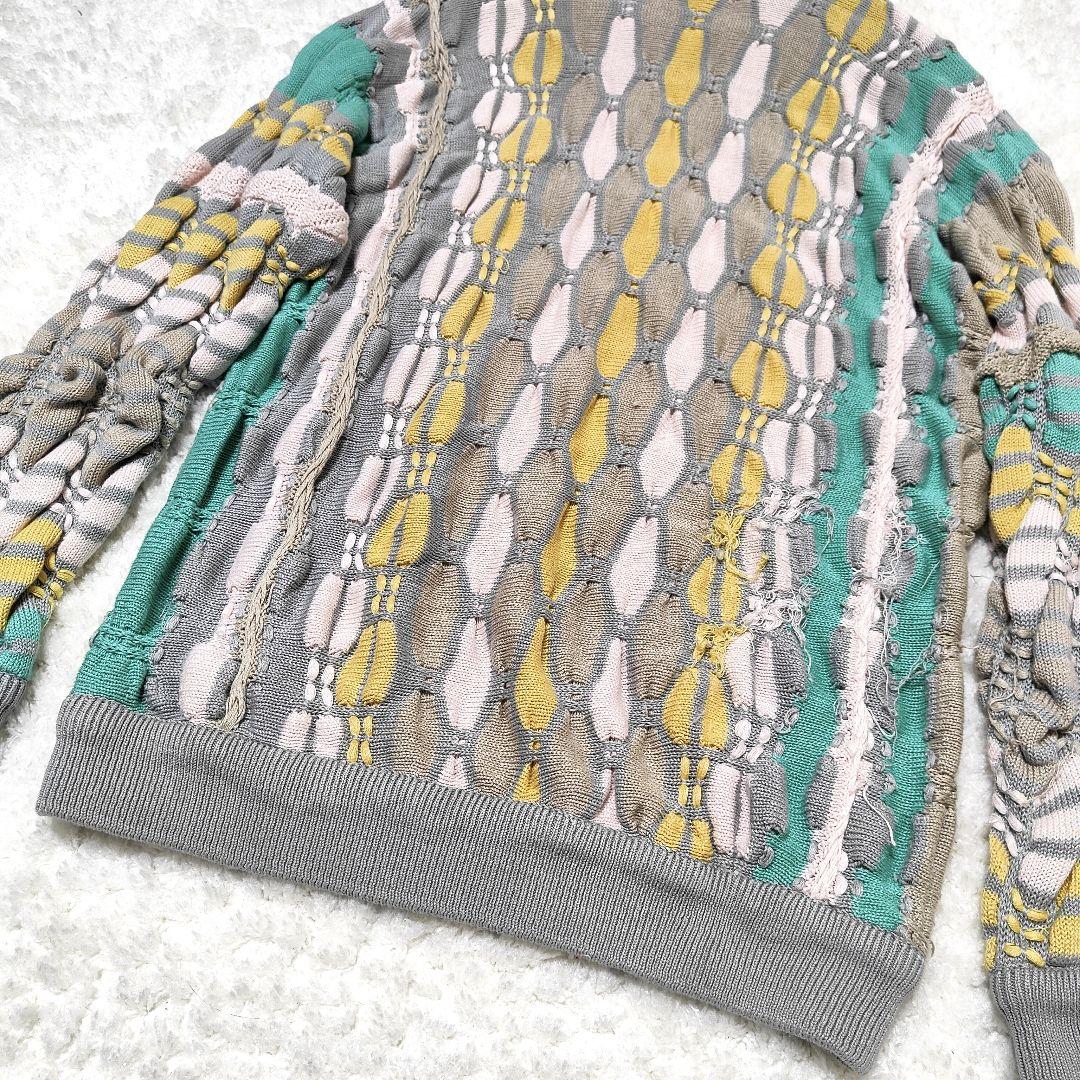 【美品】COOGI クージー ニット コットン L 3Dニット 豪州製 激レア