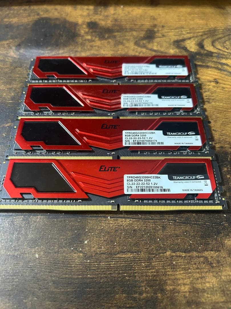 ELITE DDR4 8GB 3200 8GB×4 32GB PCパーツ