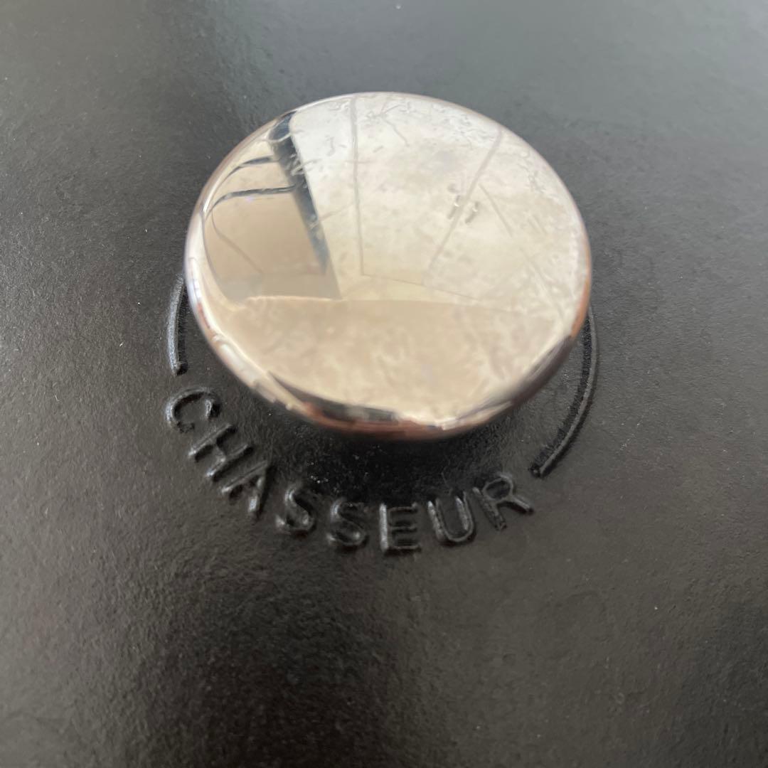 CHASSEUR シャスール　カロンド　24cm　5.5L　ココット　ブラック