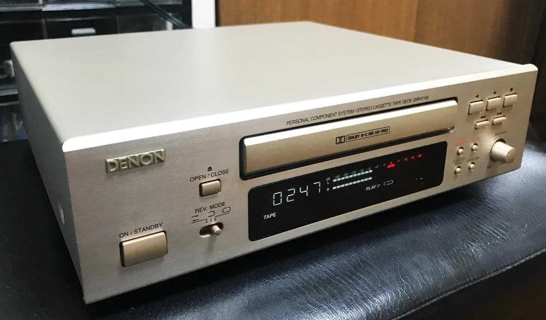 DENON DRR-F100 オートリバースカセットデッキ　音出し動作品
