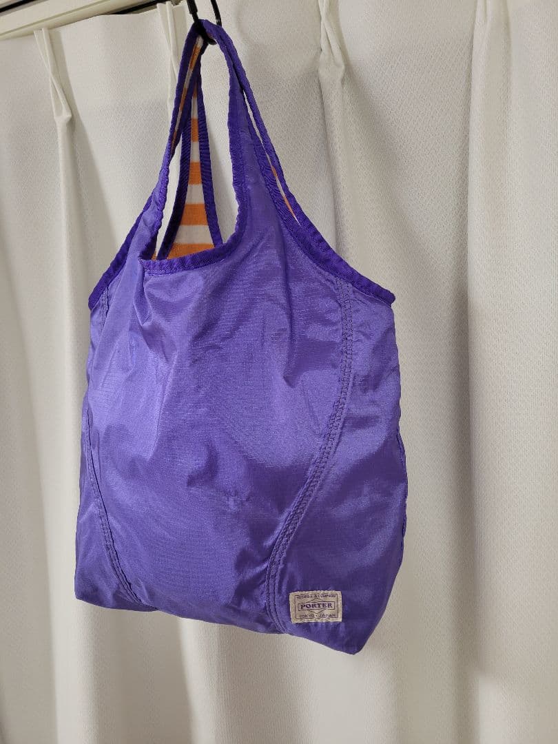希少‼️PORTER リバーシブル パープル 紫 トートバッグ