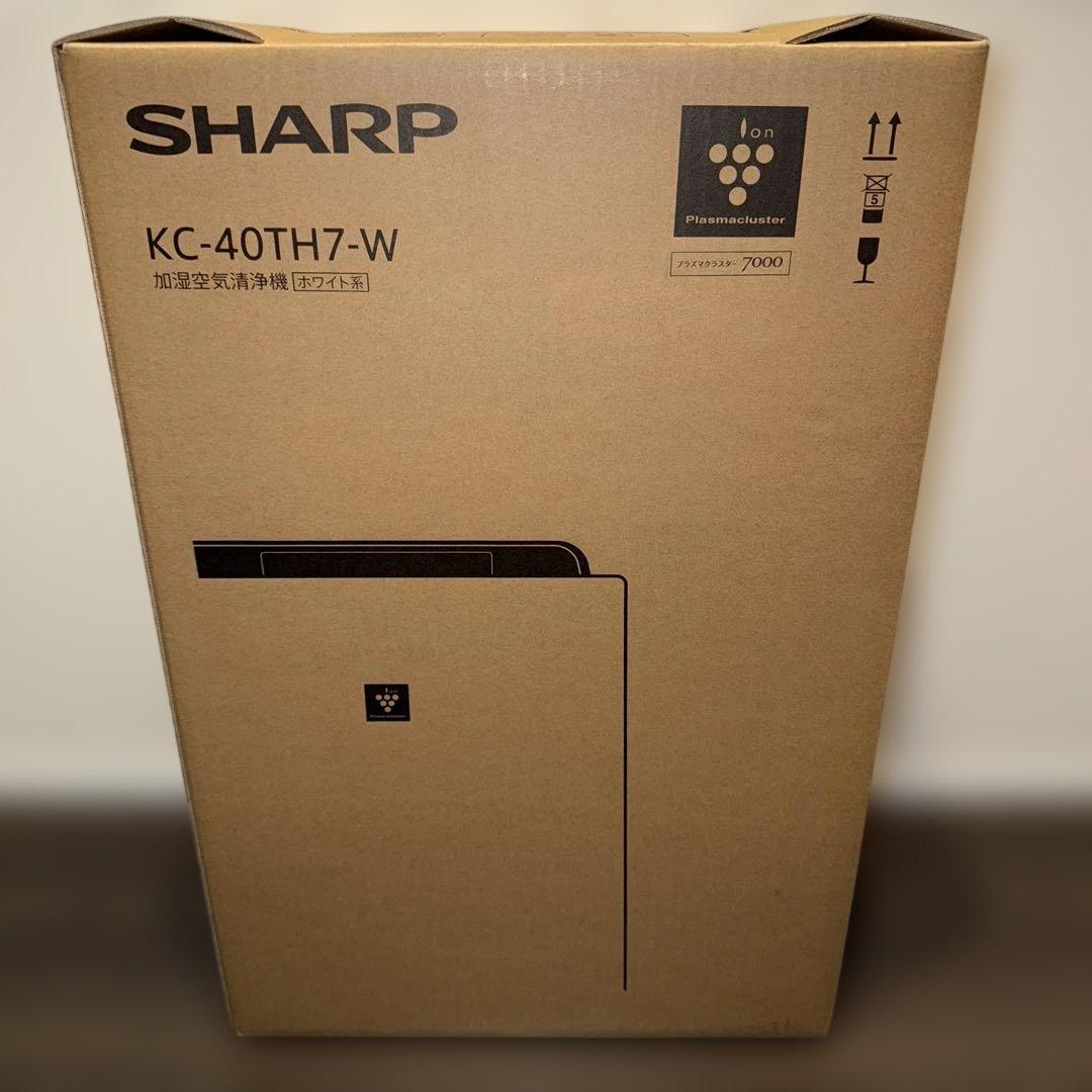 【SHARP】加湿空気清浄機 KC-40TH7-W ①