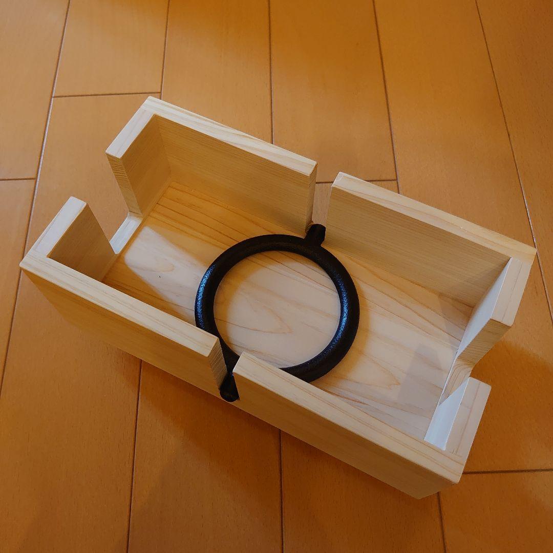 アトリエ鉄の森　ボックス型　ティッシュボックス　ティッシュケース　木製
