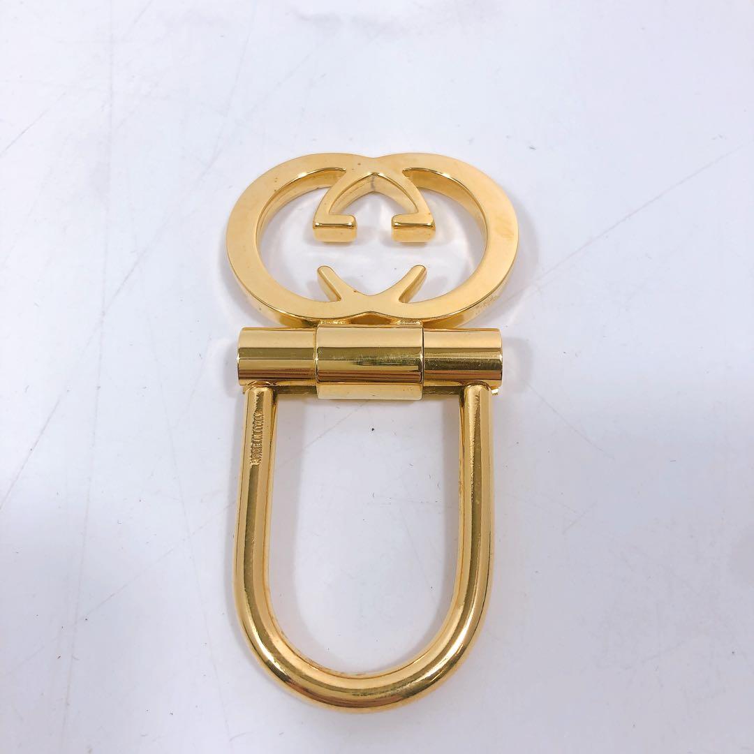 GUCCI グッチ インターロッキング キーホルダー キーリング