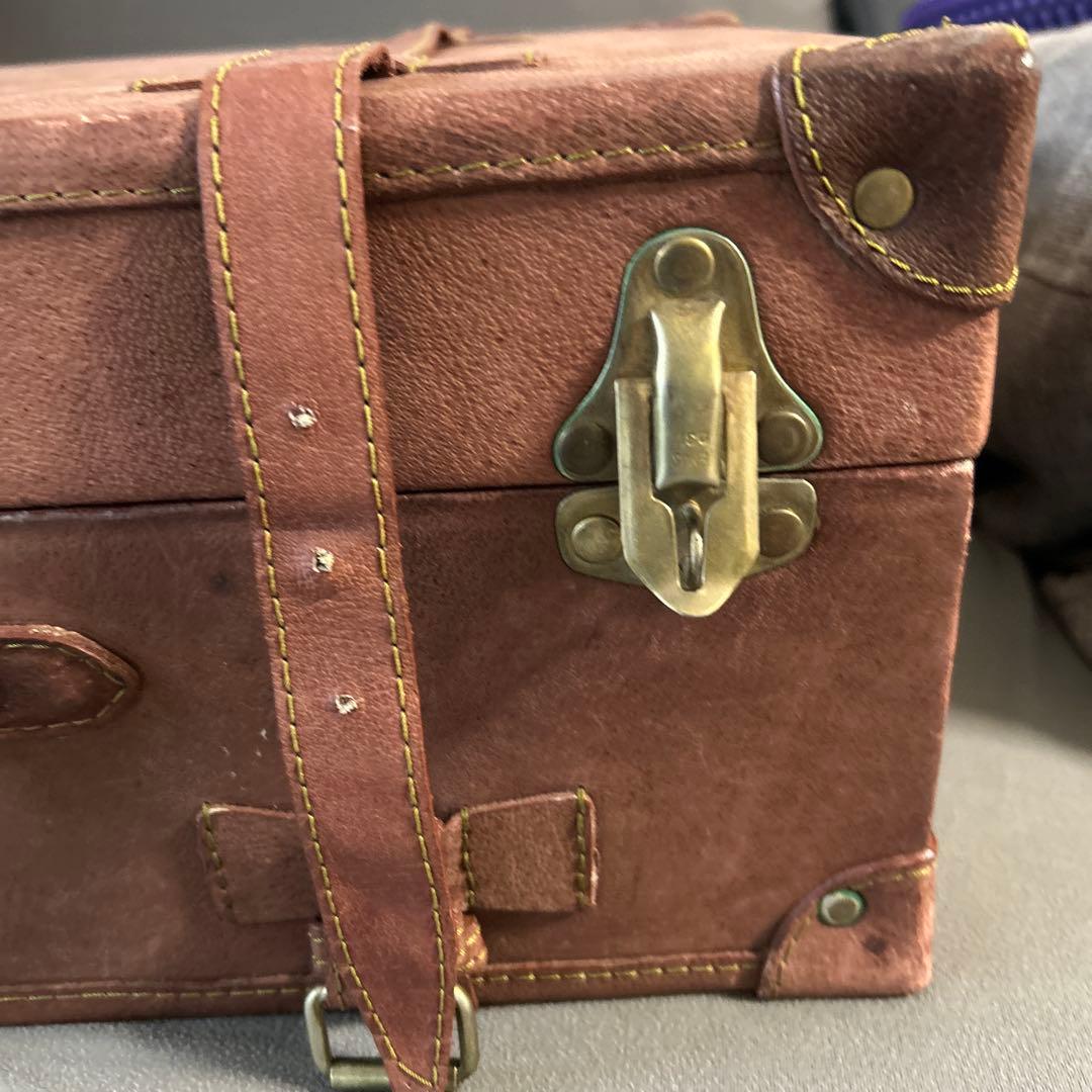 JAL ミッキー革製トランク