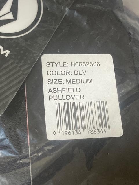 6.7割引 25 ボルコム W アッシュ フィールド プルオーバー DLV M