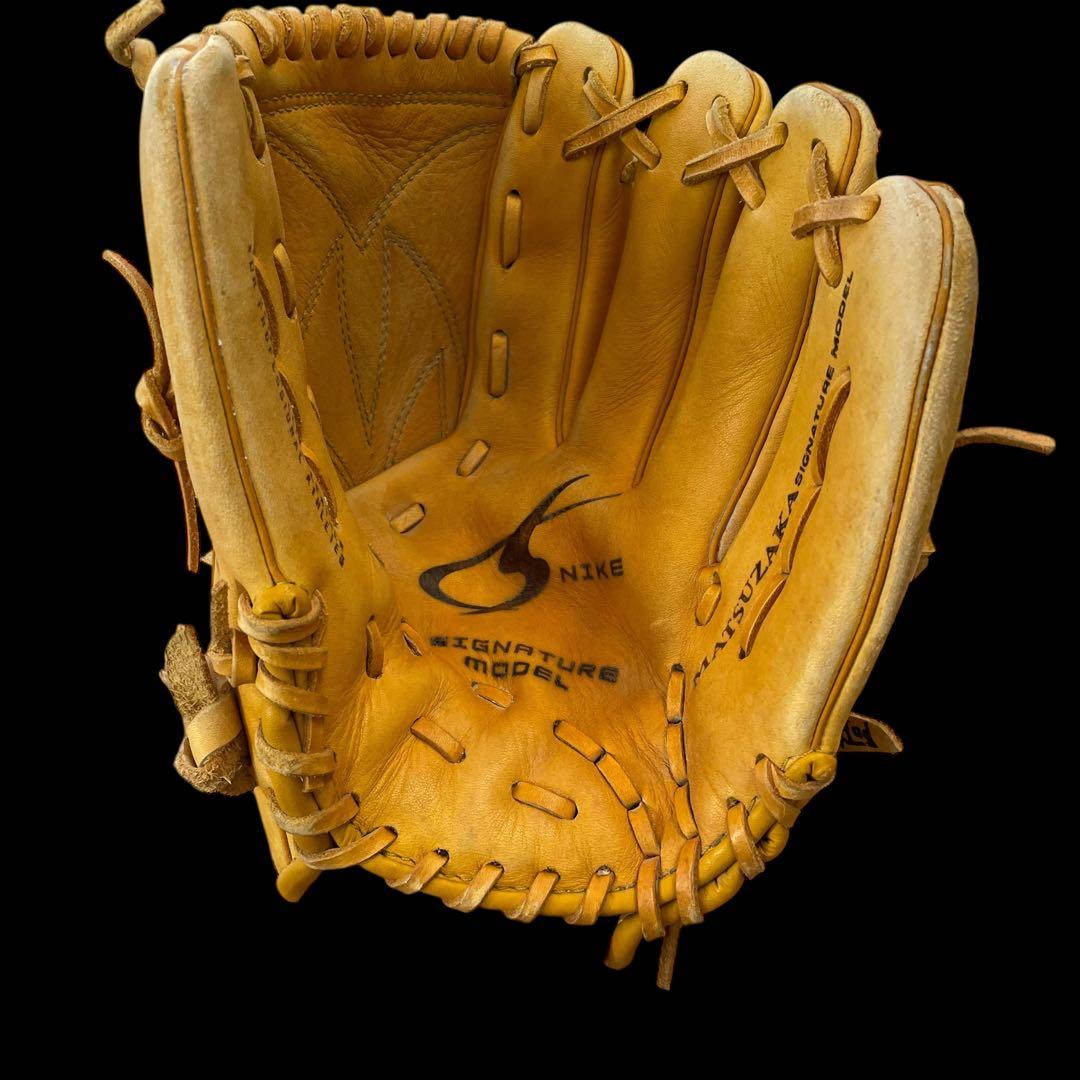希少 廃盤モデル NIKE ナイキ 軟式グローブ グラブ 野球 松坂大輔モデル
