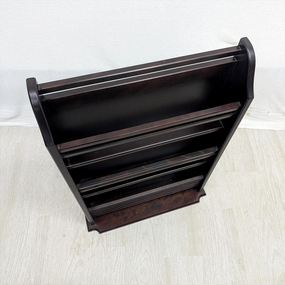 美品　北海道民芸家具　樺 カバ材　無垢　スリッパラック　スリッパ立て　玄関収納