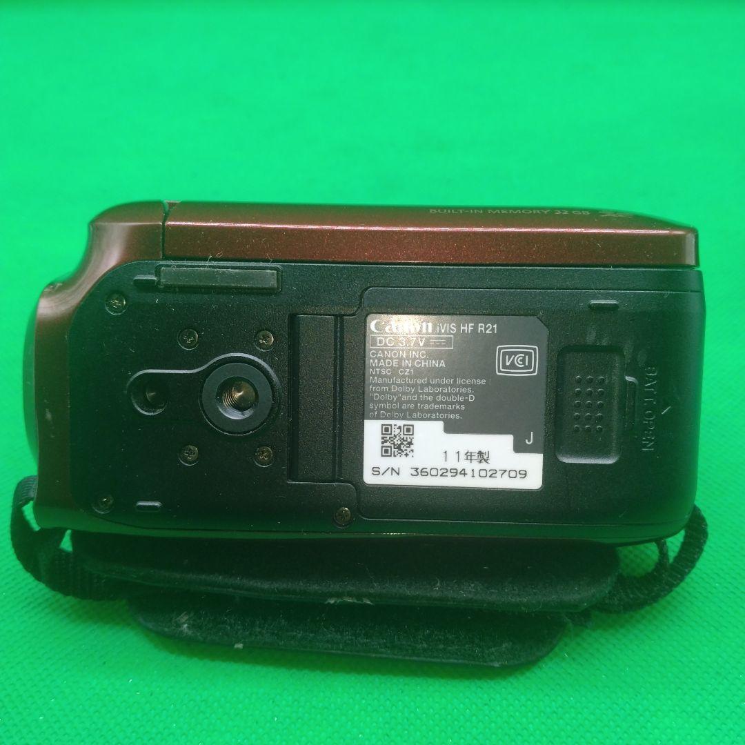 【動作確認OK】Canon キヤノン ivis HF R21 ビデオカメラ