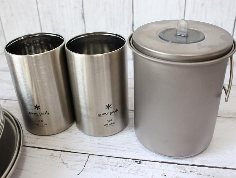 スノーピーク マグ プレート ボウル クッカーセット 四人用