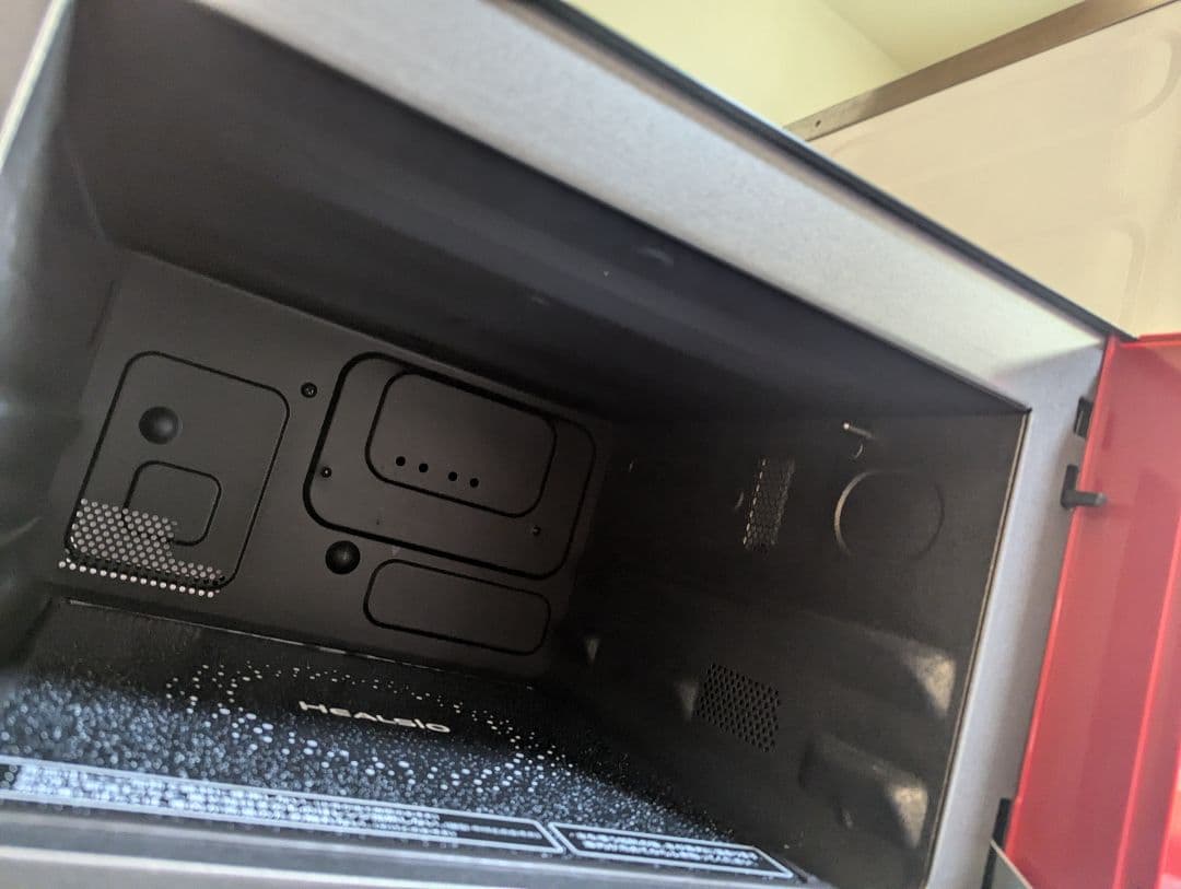 シャープHEALSIO AX-CA200 オーブンレンジ 赤　良品