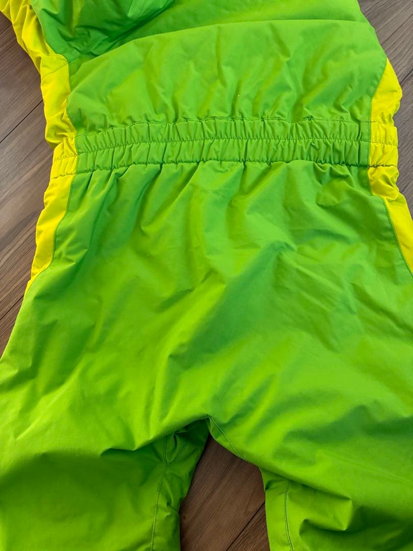 mont-bell 子供用スキーウェア Kid's 100 グリーン/イエロー