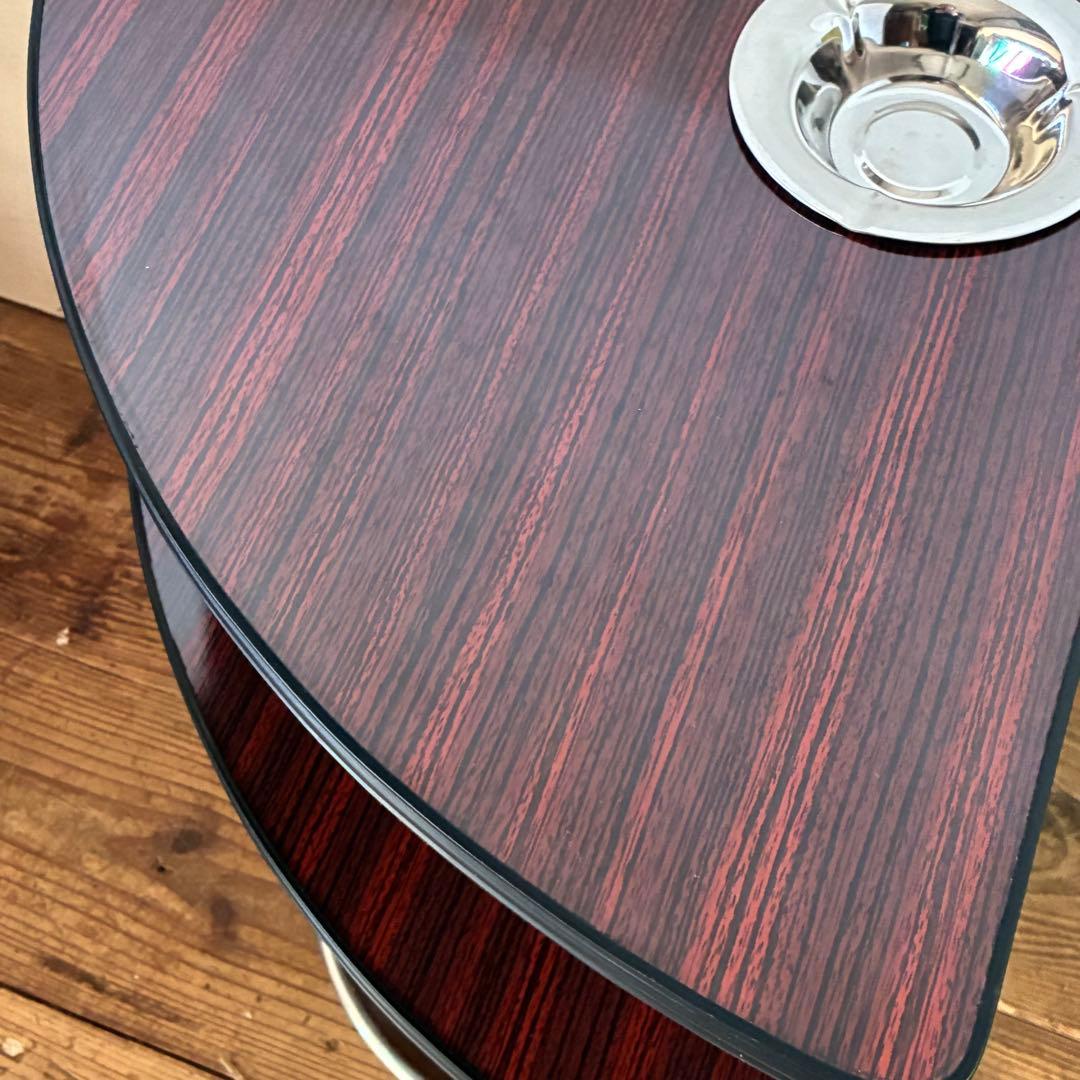 国産ヴィンテージ レトロ コーナーテーブル ミッドセンチュリー スペースエイジ