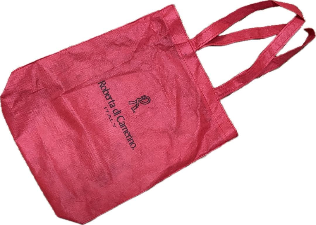 未使用 ロベルタディカメリーノ ワンショルダーバッグ 巾着 レザー 本革 バケツ