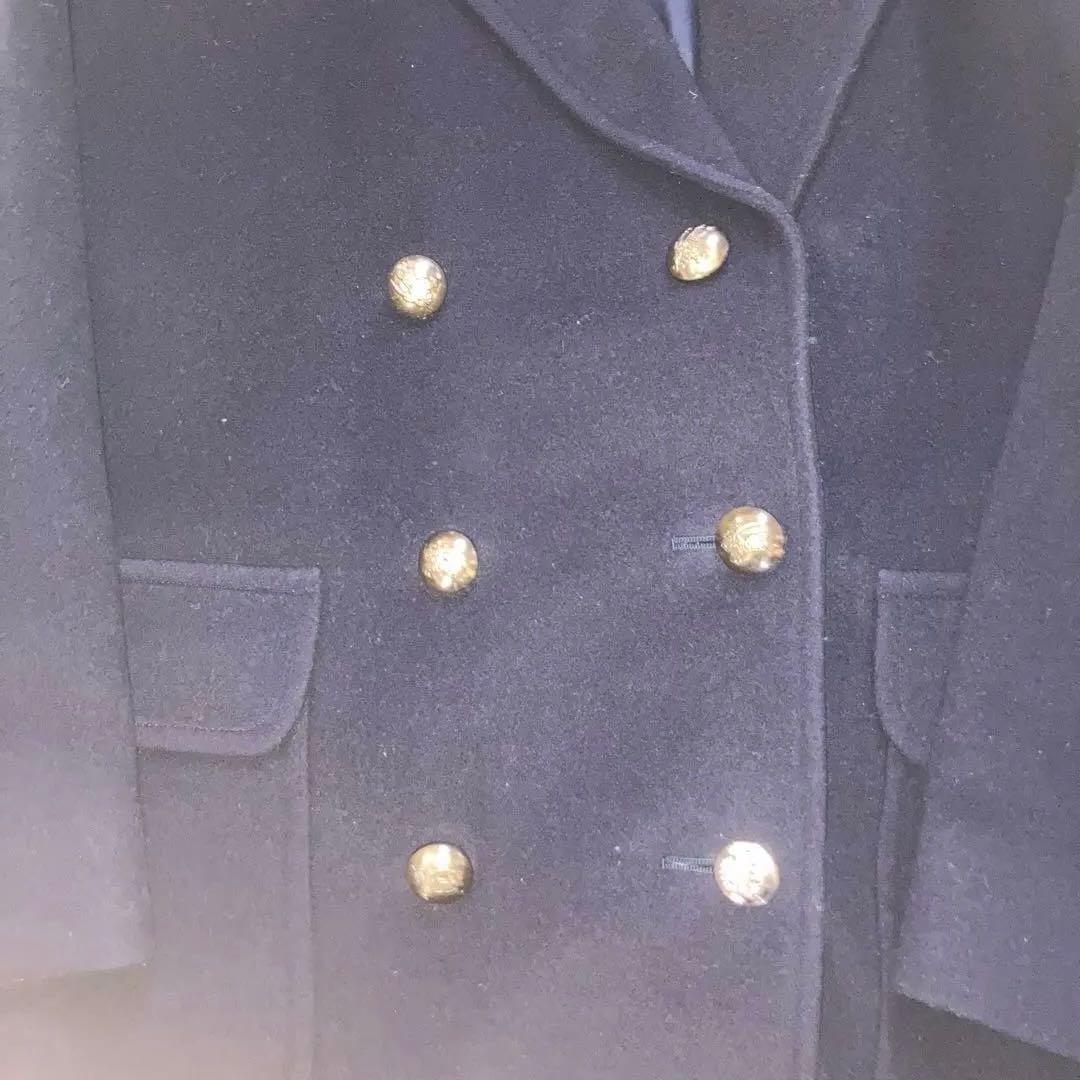 BURBERRY'S ネイビー ダブルコート　金ボタン裏地シャドーホース丸善別注