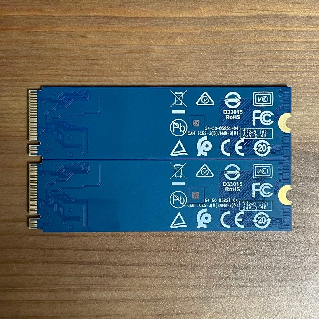WD Blue SN550 NVMe SSD 500GB 2個セット