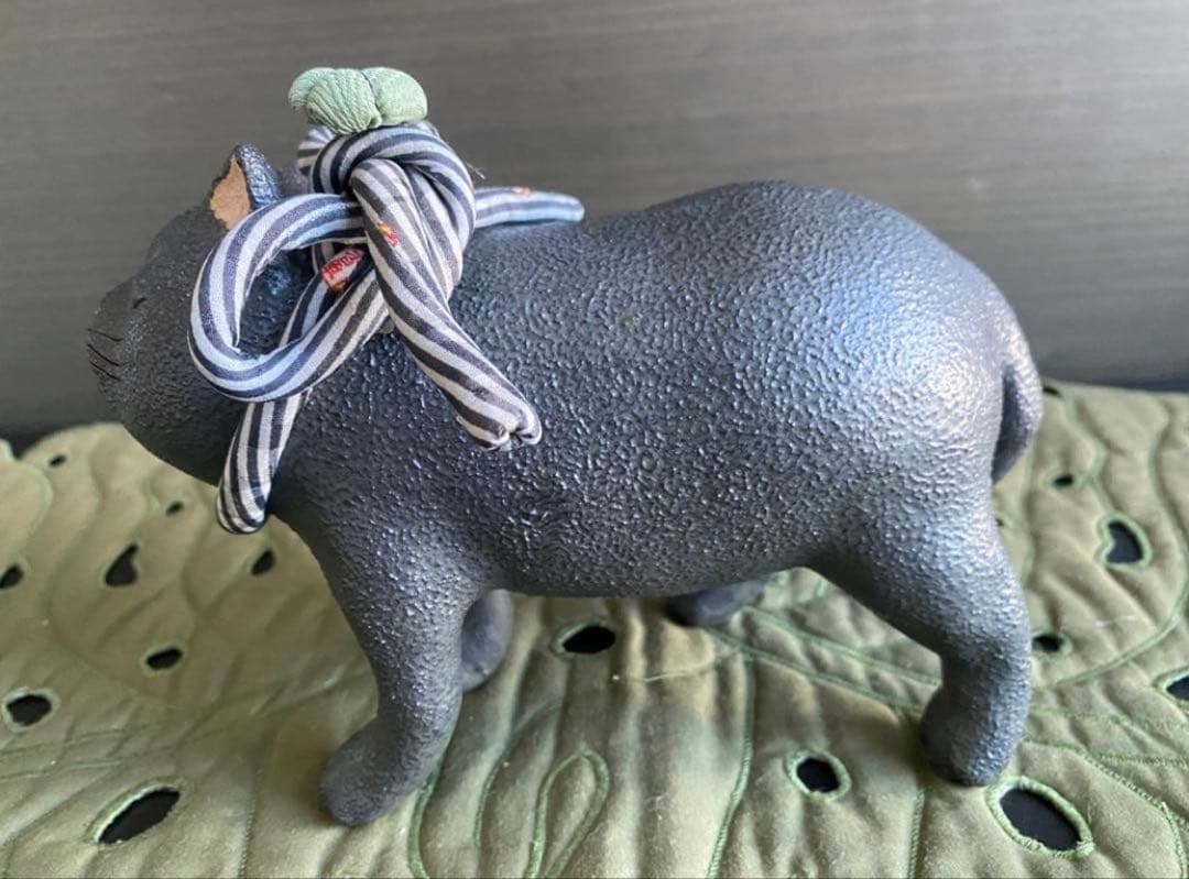 中古品【陶器製　猫】2点セット☆