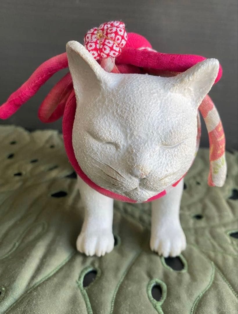 中古品【陶器製　猫】2点セット☆