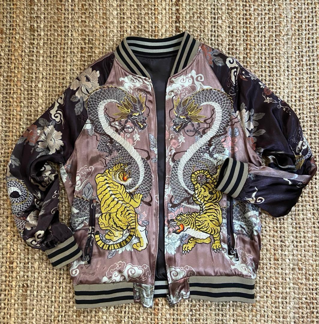 スカジャン☆ 未使用美品　ユニセックス　　リバーシブル