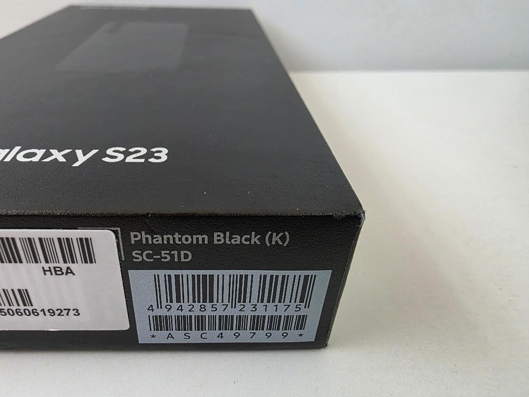 【新品未開封】Galaxy S23 本体 (SC-51D) 黒【simフリー】