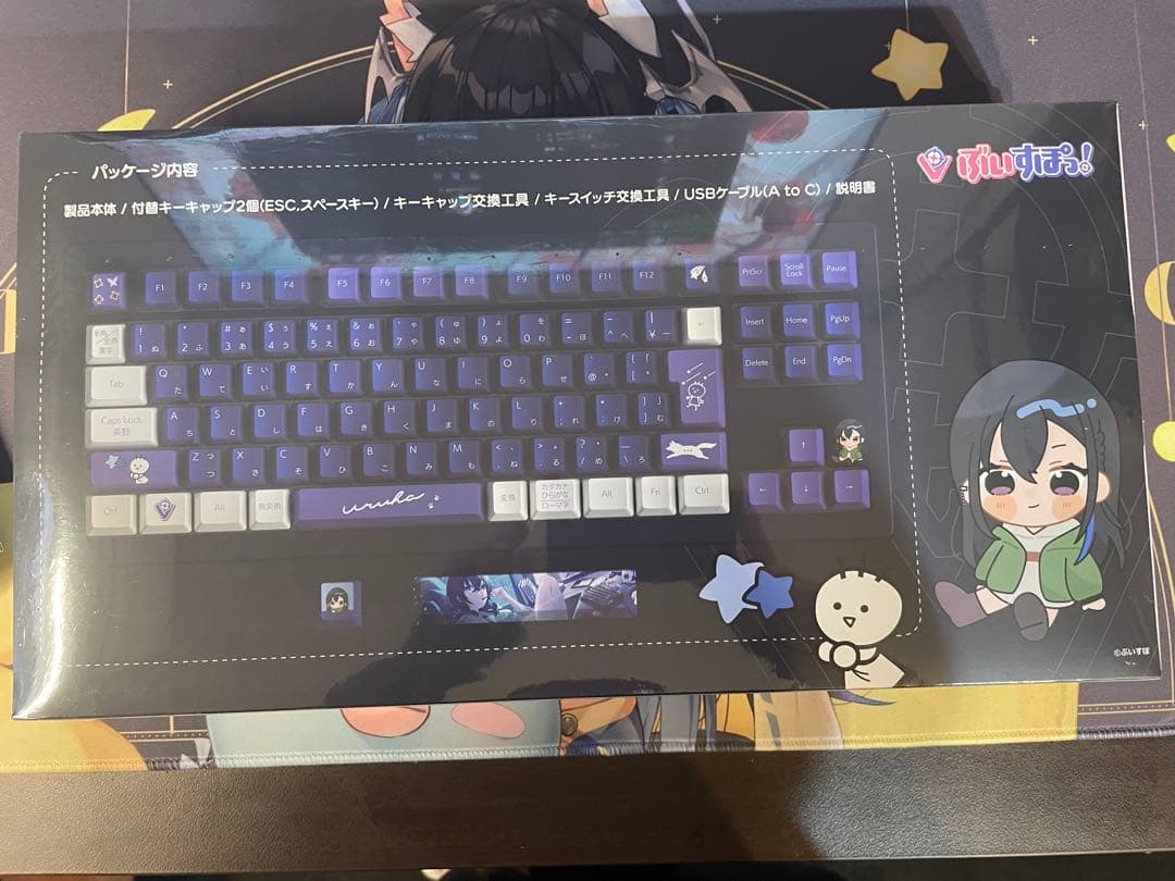 【新品未開封】一ノ瀬うるはゲーミングキーボード ぶいすぽっ！ VSPO！GEAR