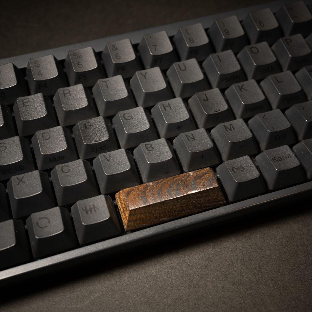 HHKB REALFORCE メタルウッドキーキャップ　JIS SPACE