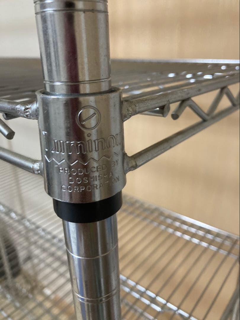 ①Luminous メタルラック 5段 シルバー