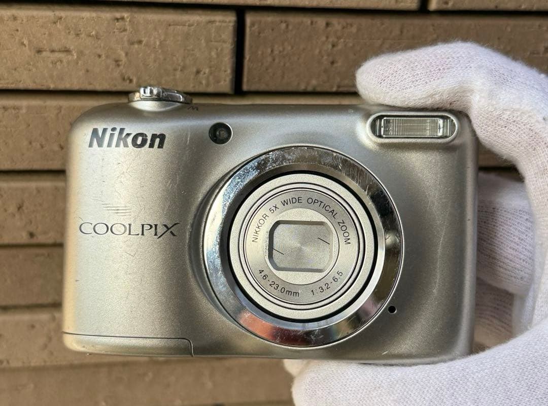 追加有り⭕️乾電池式【動作確認済】Nikon COOLPIX A10　シルバー