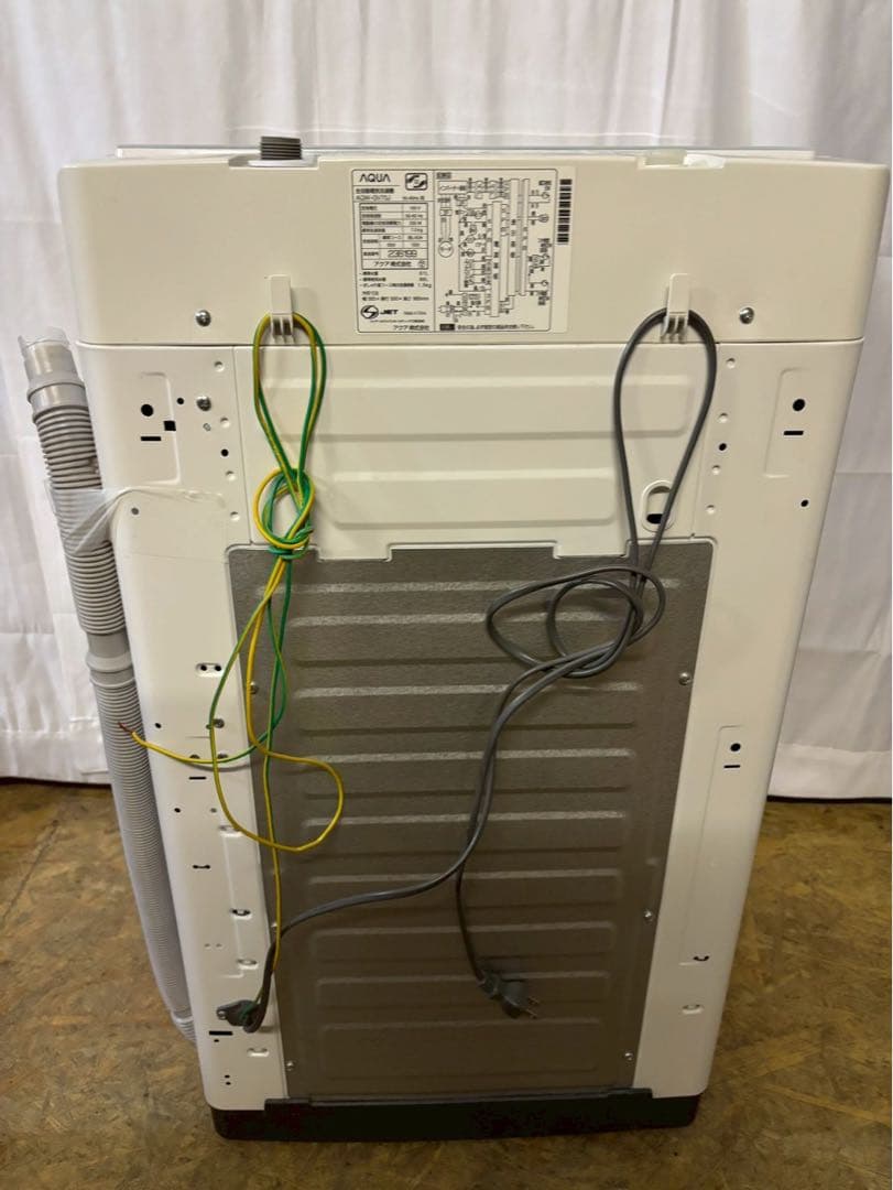 AQUA 全自動洗濯機 AQW-GV70J 2021年製 洗濯7kg