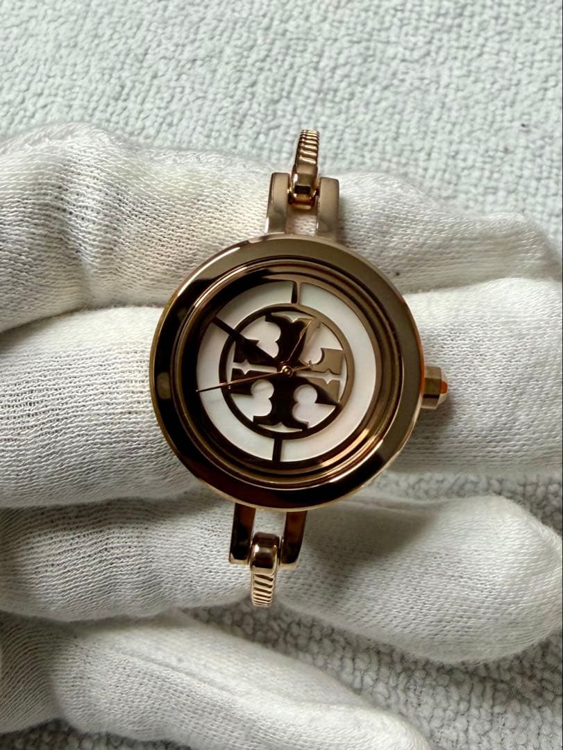 TORYBURCH 腕時計 美品 交換ベゼル付き 箱・タグ・ケアブックレットあり