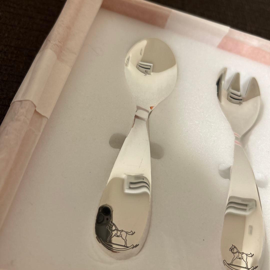 エルメス　アダダ　ベビーカトラリー　シルバーカトラリー　925