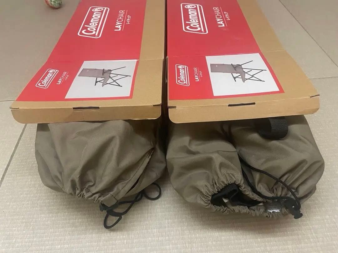 コールマン レイチェア　グレージュ　2脚セット