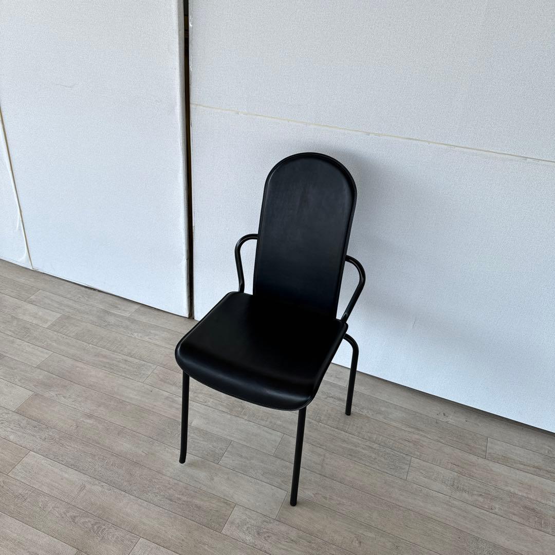 イタリア製　革　レザー　cidue チェア　ダイニングチェア　　②