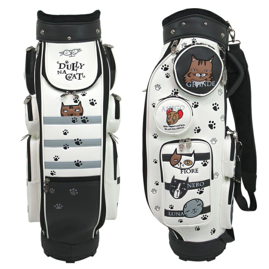【新品】ダリーナキャット キャディバッグ　DN-CB03 ホワイト