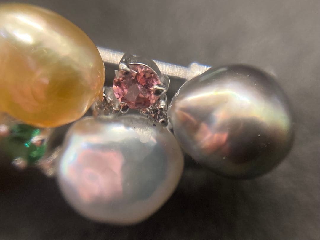 南洋真珠ブローチ バロック真珠