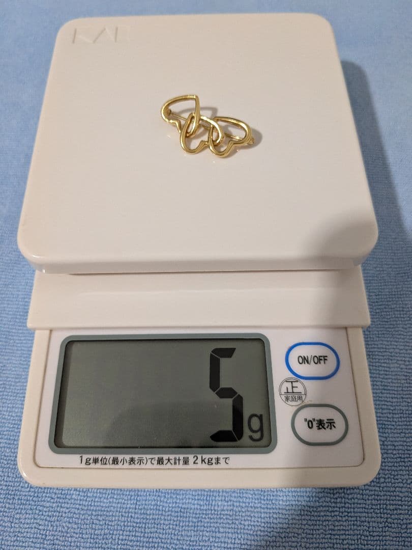 ティファニー18金トリプルハートブローチ