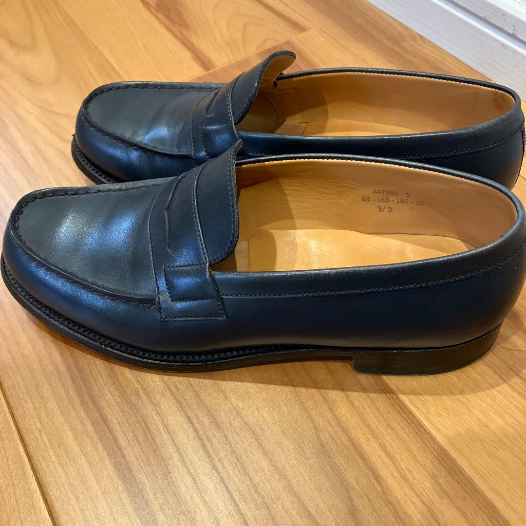 最終価格【極美品】jmweston シグニチャーローファー　ネイビー　3/D