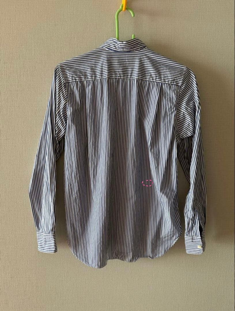 やや訳ありPLAY COMME des GARÇONS綿ストライプシャツXXS