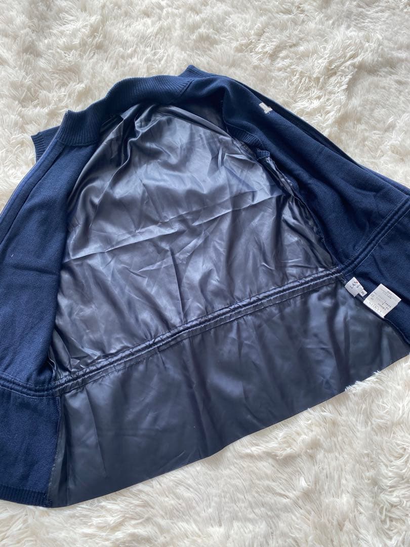 LANVIN 38 ベスト　良品　ランバン　ネイビー色　ゴルフレディースgolf