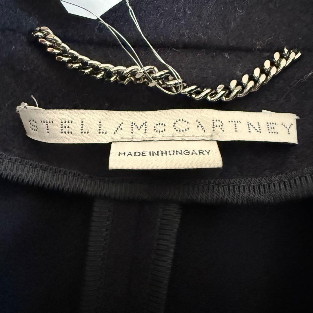 極美品★ステラマッカートニー★ロゴ入りポンチョ★ウールお素材★