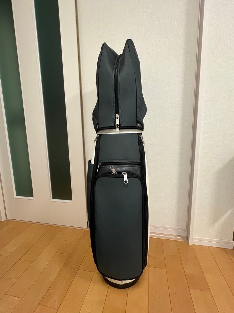 キャディバッグ ホワイト・グレー