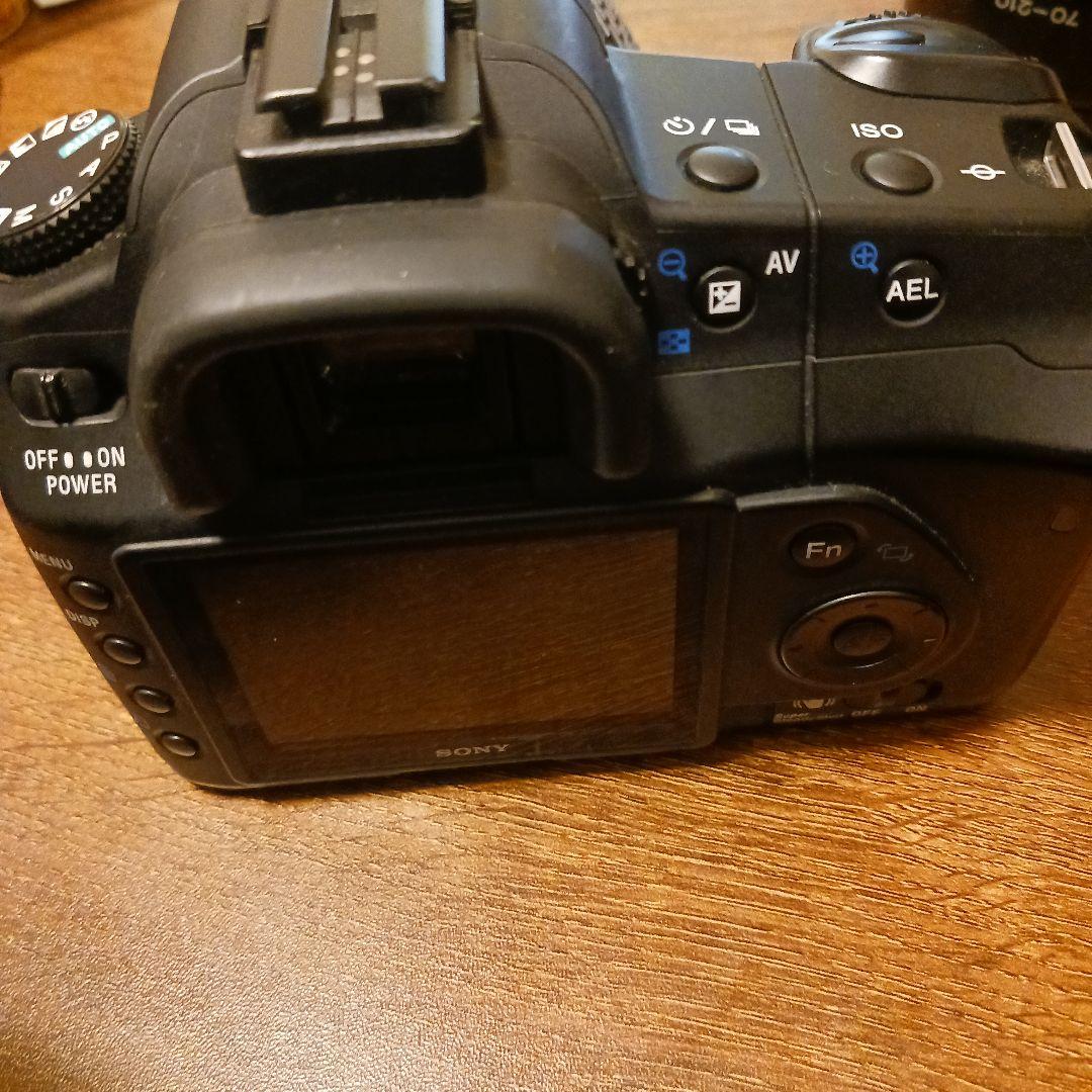 Sony α200 デジタル一眼カメラ レンズ4本付き