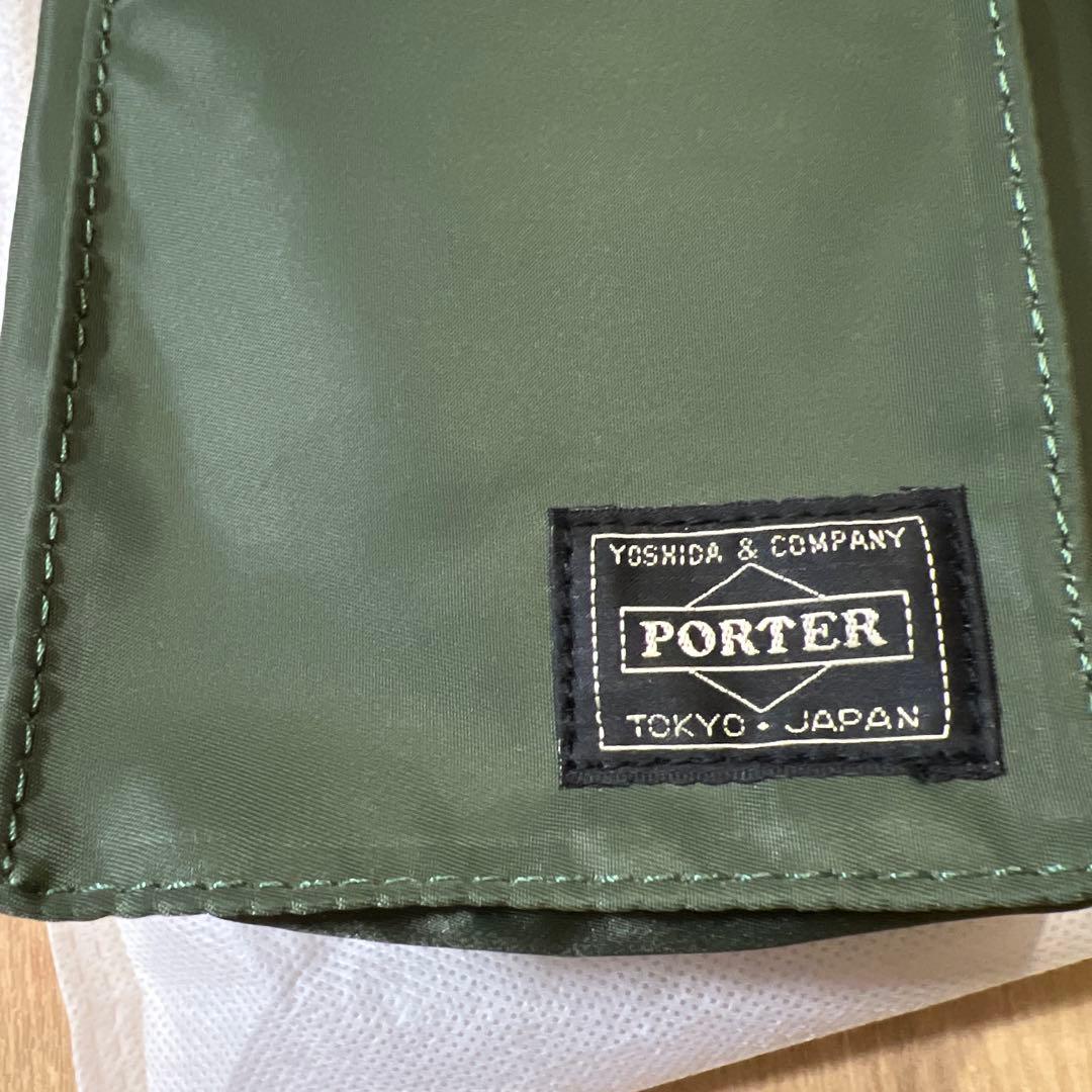 PORTERポーター　タンカー　ポーチ　シルバーグレー