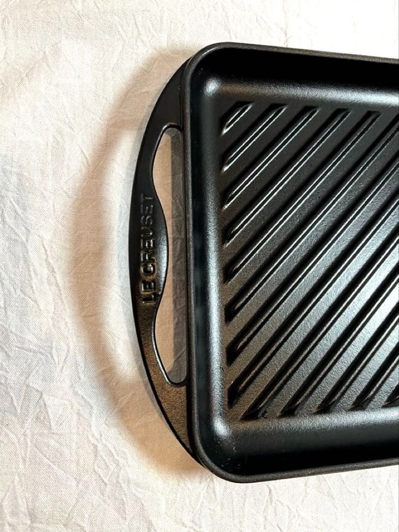 ル・クルーゼ スクエアグリルパン ブラック 24cm