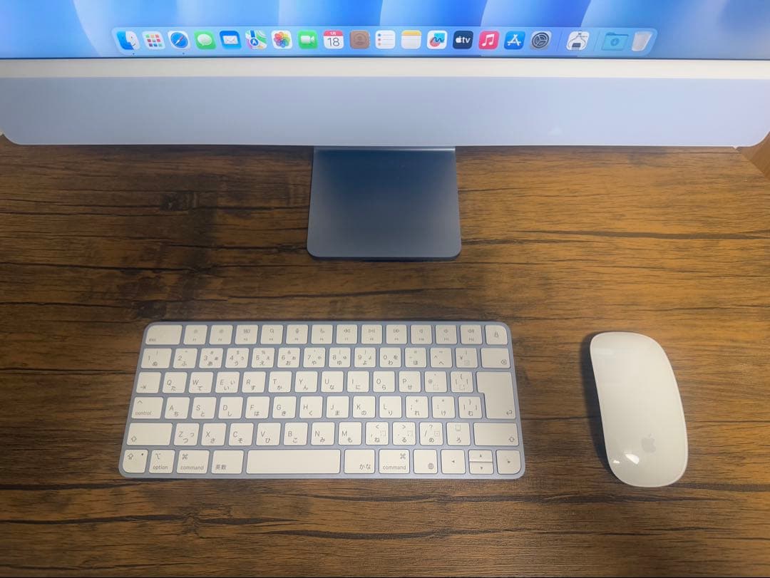 【超美品】IMac（ブルー）M4 16GB/256GB 24インチ AC+