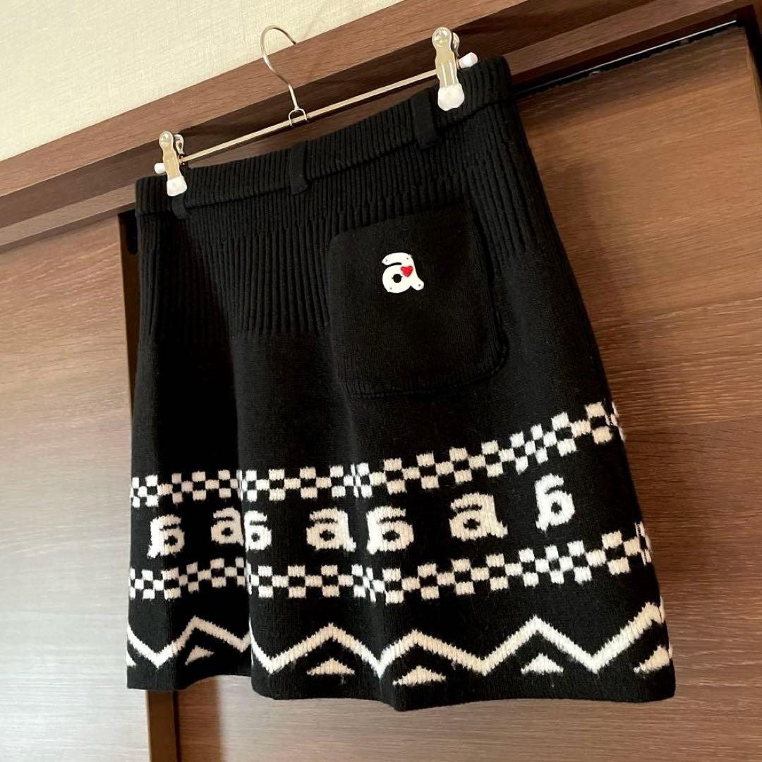 美品☆archivio アルチビオ ブラックニットスカート『38』☆